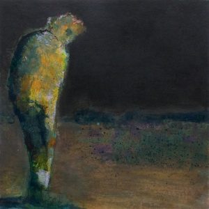 Loneliness no 8, 21x21cm, (32x32cm) Indrammet