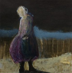 Loneliness no 10, 21x21cm, (32x32cm) Indrammet